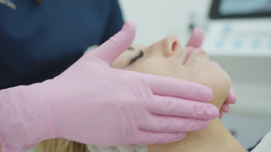 Anti-aging radio frequency facial
