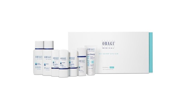 A skincare transformation treatment